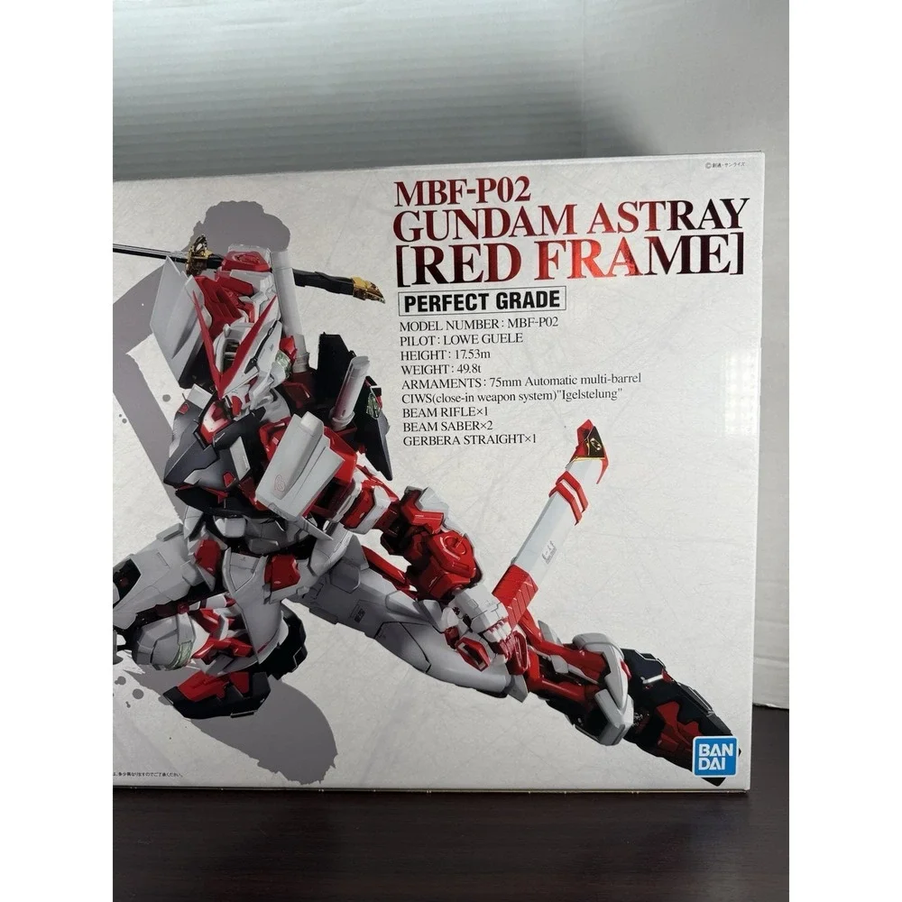 Bandai Perfect‎ Grade 1/60 Scale MBF-P02 Gundam Astray Red Frame Model Kit